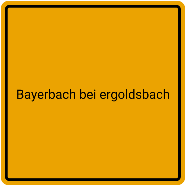 Meldebestätigung Bayerbach bei Ergoldsbach